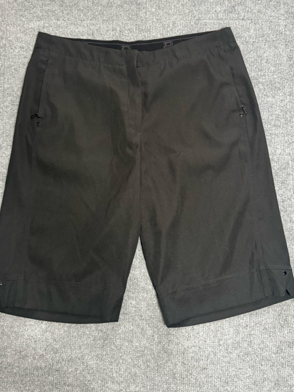 Tail Tech Performance Golf Shorts 12 Black Gorpcore Hiking Quiet Luxury Bermuda